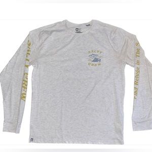 Salty Crew Grey Long-Sleeve Shirt